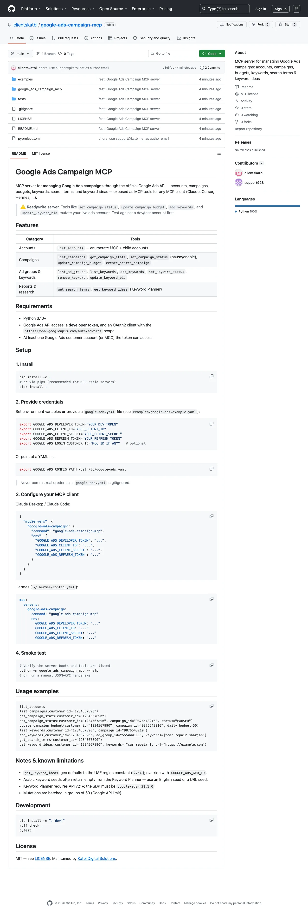 Open-Source MCP Tool